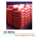 Iron oxide red for floorings and industrial coatings and iron chemicals